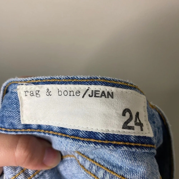 Rag & Bone Distressed Denim Boyfriend Shorts - Picture 8 of 10